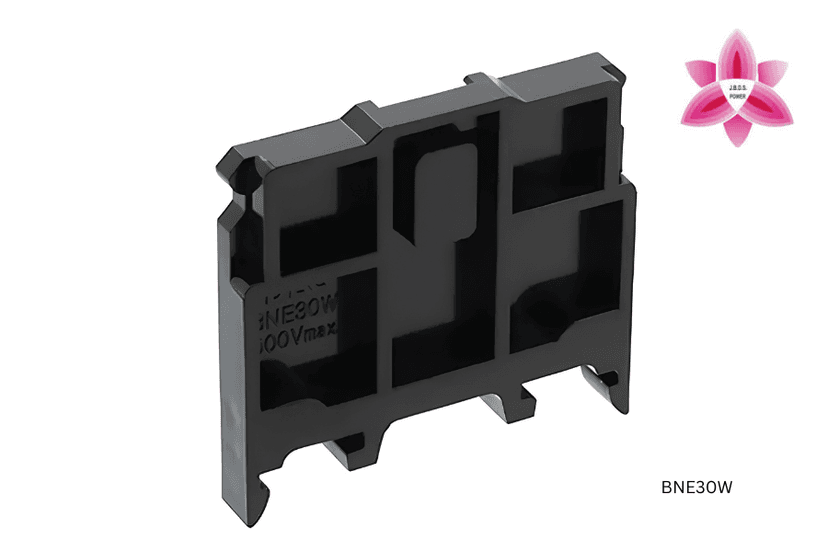 IDEC BNE30W  CONN TERM BLK END PLATE BLACK