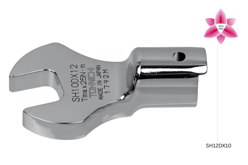 Tohnichi SH12DX10 Open End Torque Wrench Head
