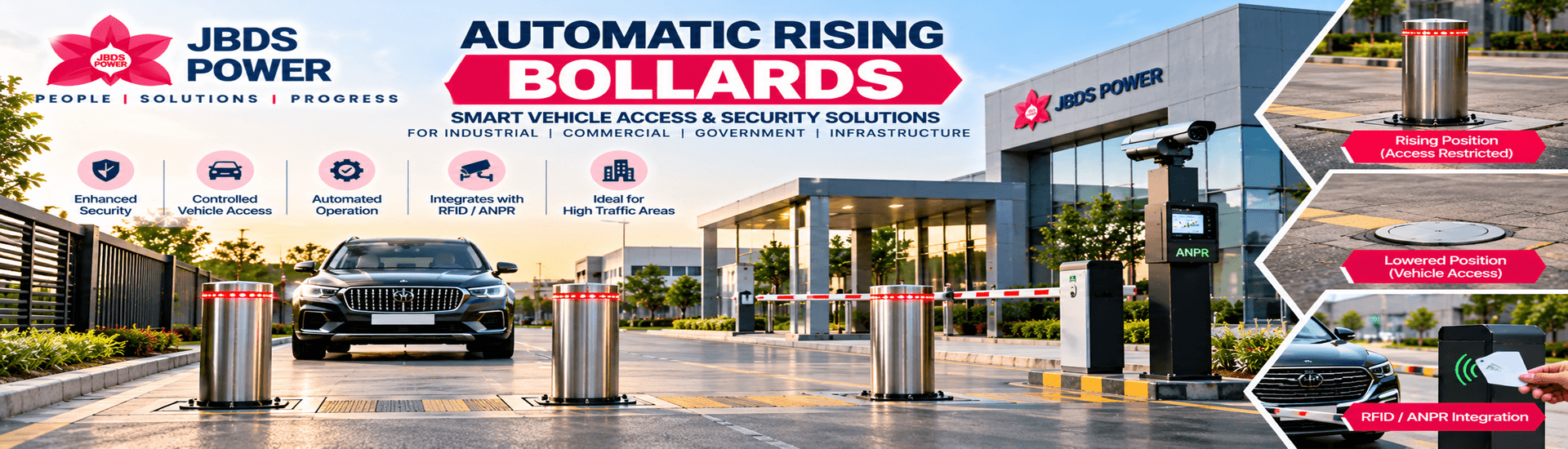 Automatic Rising Bollards: Working, Applications, Benefits & Access Control